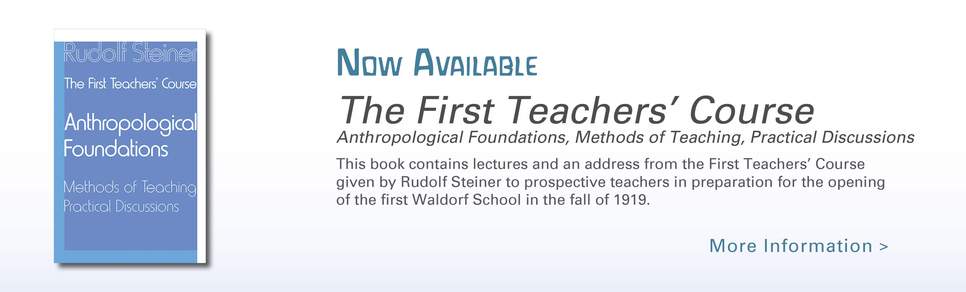 The First Teachers Course | Waldorf Publications