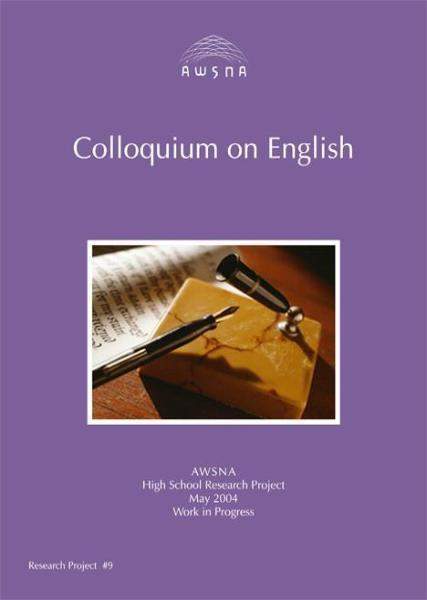 Colloquium on English | Waldorf Publications