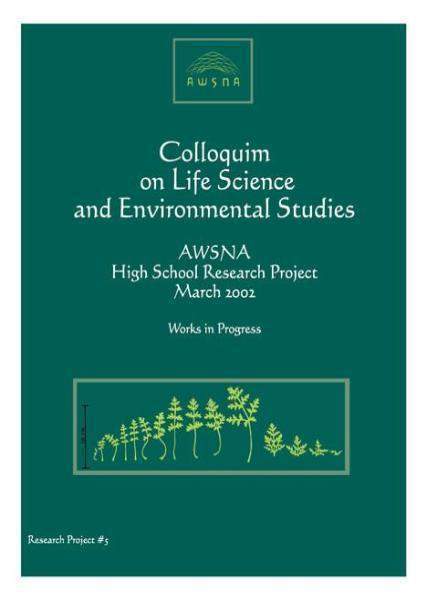 Colloquium on Life Science and Environmental Studies | Waldorf Publications