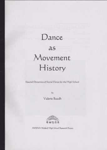 Dance as Movement History