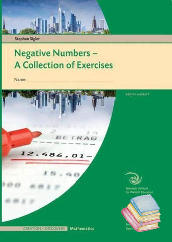 Negative Numbers: A Collection of Exercises for Students