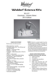 Waldorf Science Kit #12 Electricity - Electric Motor, Grades 7 & 8 | Waldorf Publications