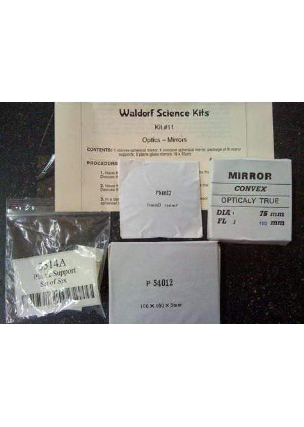 Waldrof Science Kit #11 Optics - Mirrors, Grades 7 & 8 | Waldorf Publications